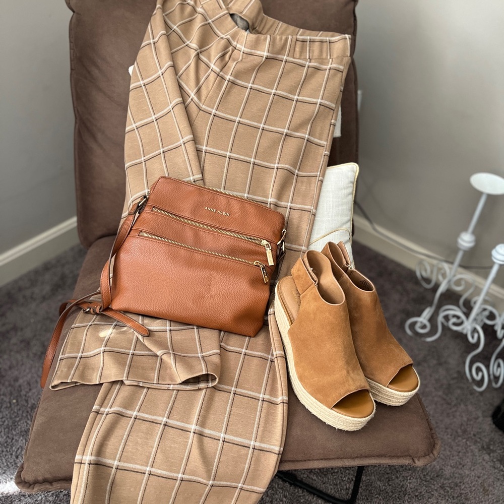 Anne Klein Brown Shoulder Bag